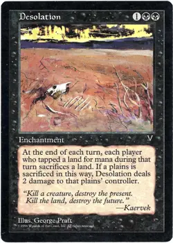 (3X) Desertion Visions Rare - MTG Magic the Gathering Card - Image 2