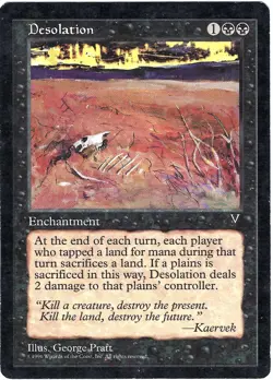 (3X) Desertion Visions Rare - MTG Magic the Gathering Card - Image 4