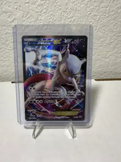 Pokemon TCG Mewtwo EX TCG Full Art Black Star Promo Card XY125 - Image 1