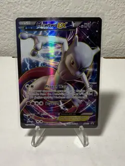 Pokemon TCG Mewtwo EX TCG Full Art Black Star Promo Card XY125 - Image 3
