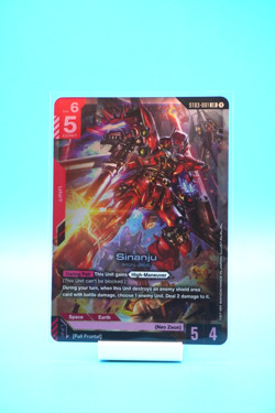 Sinanju ST03-001 LR Near Mint/Mint Gundam Card Game - Image 1
