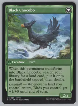 MTG Playset (4) - Final Fantasy - Sidequest: Raise a Chocobo #201 -j473 - Image 3