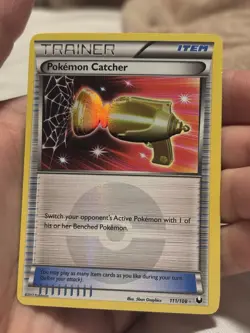 Pokemon Trainer Item Card - Pokemon Catcher 111/108 Dark Explorers (MP) - Image 1