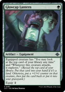 Glowcap Lantern -Foil Near Mint MTG The Lost Caverns of Ixalan - Image 1