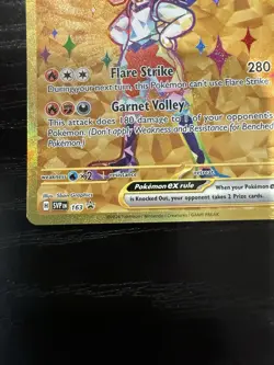 Cinderace ex 163 Sv: Scarlet & Violet Black Star Promo Card Holo NM - Image 2