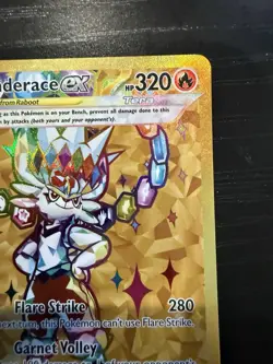 Cinderace ex 163 Sv: Scarlet & Violet Black Star Promo Card Holo NM - Image 4