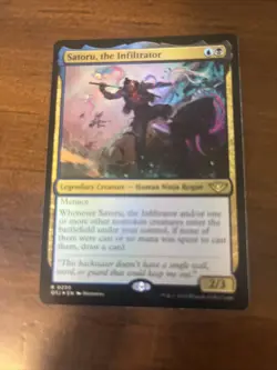MTG - Satoru, the Infiltrator (OTJ #0230) *FOIL* NM Near Mint - Pack Fresh - Image 1