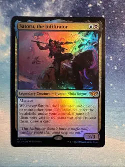 MTG - Satoru, the Infiltrator (OTJ #0230) *FOIL* NM Near Mint - Pack Fresh - Image 1