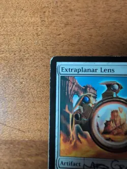 MTG Extraplanar Lens Mirrodin SIGNED BY LARS GRANT WEST - Image 2