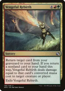 Vengeful Rebirth FOIL NM #188 Modern Masters 2015 MTG - Image 1