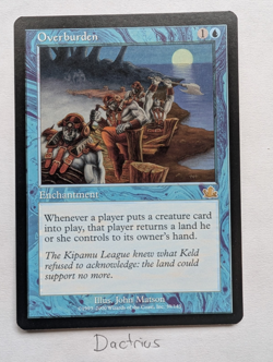 Overburden - Prophecy - MtG - Image 1