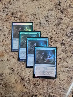 4x MTG Silumgar's Scorn - Foil, Dragons of Tarkir, English x4 LP Playset - Image 1