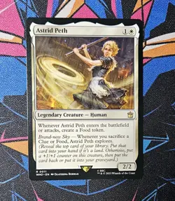 Astrid Peth NM Regular MTG Universes Beyond Doctor Who Unplayed Magic Gathering - Image 1
