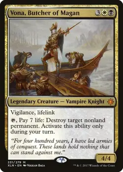 Vona, Butcher of Magan MP #231 Ixalan MTG - Image 1