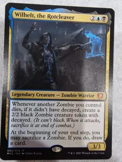 MTG: Wilhelt, the Rotcleaver Commander: Innistrad: Midnight Hunt Regular - Image 1