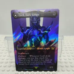 Cecil, Dark Knight Borderless Surge Foil - Final Fantasy MTG Magic the Gathering - Image 2