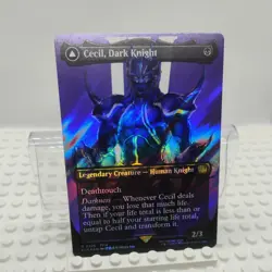 Cecil, Dark Knight Borderless Surge Foil - Final Fantasy MTG Magic the Gathering - Image 3