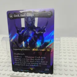 Cecil, Dark Knight Borderless Surge Foil - Final Fantasy MTG Magic the Gathering - Image 4