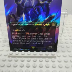 Cecil, Dark Knight Borderless Surge Foil - Final Fantasy MTG Magic the Gathering - Image 5