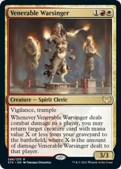 Venerable Warsinger NM #246 Strixhaven: School of Mages MTG - Image 1