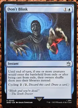 ✨Don't Blink✨ MTG | Universes Beyond: Doctor Who | NM/M | U 0040 - Image 1