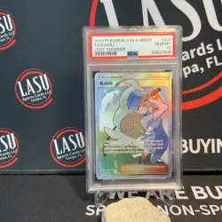 2018 Pokemon Sun & Moon Full Art Kahili Lost Thunder 210/214 PSA 10 - Image 1