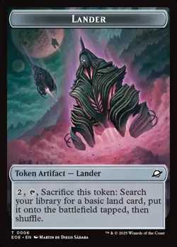 Lander (006) // Drone (003) Token Edge of Eternities EOE MTG Magic - Image 1