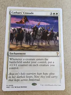 Cathars' Crusade - (White Border) Mystery Booster 2 Regular - Mtg - Image 1