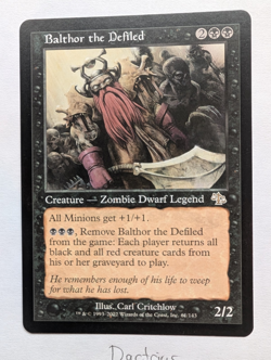Balthor the Defiled - Judgement - MtG - Image 1
