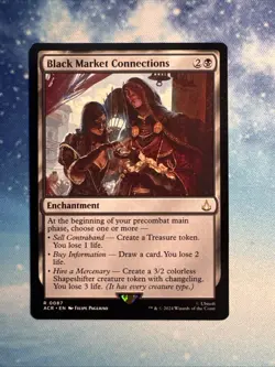 Black Market Connections R 0087 Assassin's Creed Magic The Gathering 2024 MTG - Image 1