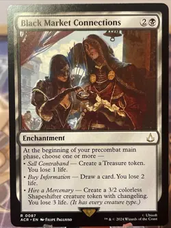 Black Market Connections R 0087 Assassin's Creed Magic The Gathering 2024 MTG - Image 1