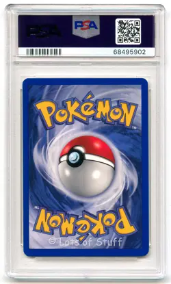 PSA 9 MINT Brock's Vulpix W Stamp Promo 2000 Pokemon WOTC Top Deck 37/132 -02 - Image 2