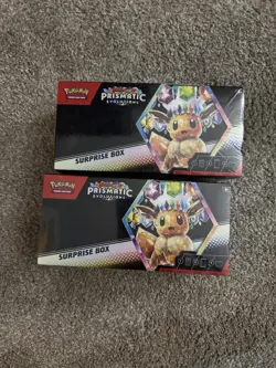 Pokemon TCG - Scarlet & Violet Prismatic Evolutions Surprise Box x2 - 2 Boxes - Image 1
