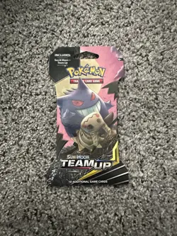 2019 Sun & Moon Team Up Sleeved Blister Booster Pack - Factory Sealed Pokemon - Image 1