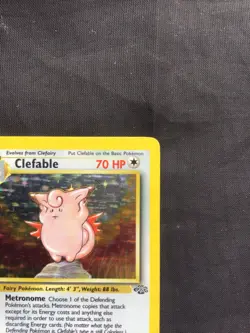 Pokemon Cards: Jungle 1st Edition Rare Holo: Clefable 1/64 - Image 4