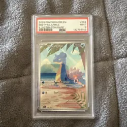 Pokemon Dri-Destined Rivals Illustration Rare #194 Misty's Lapras PSA 9 - Image 1