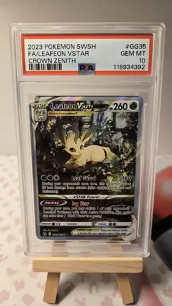 Pokemon Crown Zenith Leafeon VStar GG35 PSA 10 (PLEASE READ DESCRIPTION) - Image 1