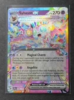 Pokemon Sylveon ex 086/191 Surging Sparks Double Rare Near Mint - Image 1