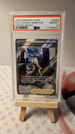 Pokemon Crown Zenith Cynthia's Ambition GG60 PSA 10 (PLEASE READ DESCRIPTION) - Image 1
