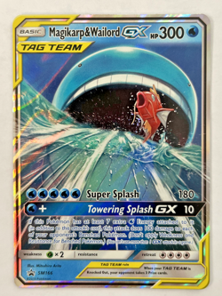 Magikarp & Wailord GX SM166 Sun & Moon Black Star Promo 2019 Pokemon - Image 1