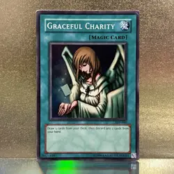 YuGiOh • Graceful Charity • SDP-040 • Holo Super Rare • LP - Image 1