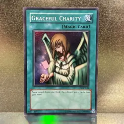 YuGiOh • Graceful Charity • SDP-040 • Holo Super Rare • LP - Image 1