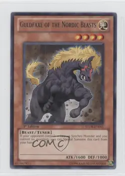 Guldfaxe of the Nordic Beasts 1st Ed. YuGiOh Storm Ragnarok #STOR-EN011 - Image 1