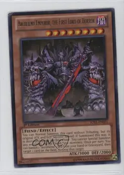 Archfiend Emperor the First Lord of Horror (R) 1st Ed. YuGiOh Judgment Light - Image 1