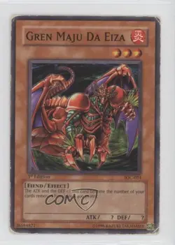Gren Maju Da Eiza 1st Ed. YuGiOh Invasion of Chaos #IOC-024 2004 - Image 1