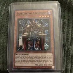 YUGIOH TERRORKING ARCHFIEND SUPER RARE DCR-EN072 25TH ANNIVERSARY - Image 1