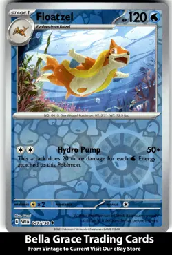 Floatzel #047/198 SV01: Scarlet & Violet Base Set Pokemon Uncommon Reverse Holo - Image 1