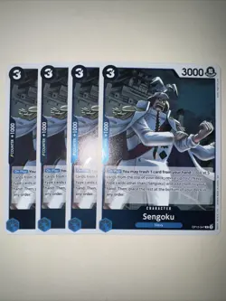 OP12-047 Sengoku X4 Playset One Piece TCG CCG English Card Game - Image 1