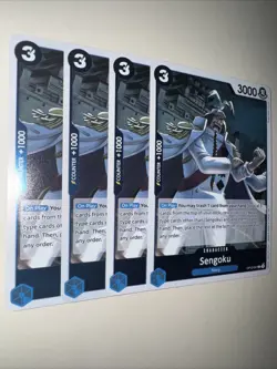 OP12-047 Sengoku X4 Playset One Piece TCG CCG English Card Game - Image 2