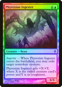 Phyrexian Ingester FOIL New Phyrexia HEAVILY PLD Blue Rare MAGIC CARD ABUGames - Image 1